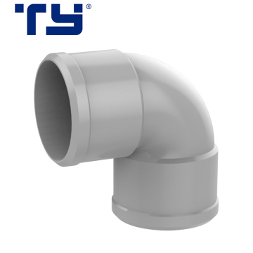 China factory supply Water 87.5 degree PVC Equal tube elbow